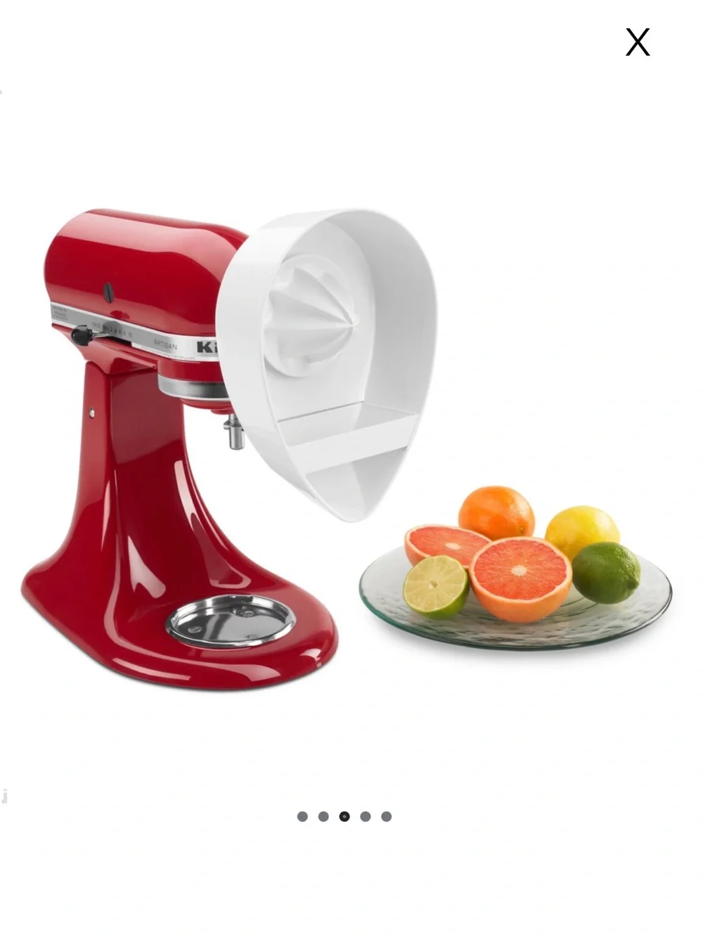 KitchenAid® White Citrus Juicer Attachment
